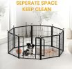 Dog Playpen 32 Inch 16 Panles, Ideal Dog Fence for Small/Medium Dogs Indoor & Outdoor Bliss, Perfect Dog Pen for Camping, Yard, RV, Garden Fence
